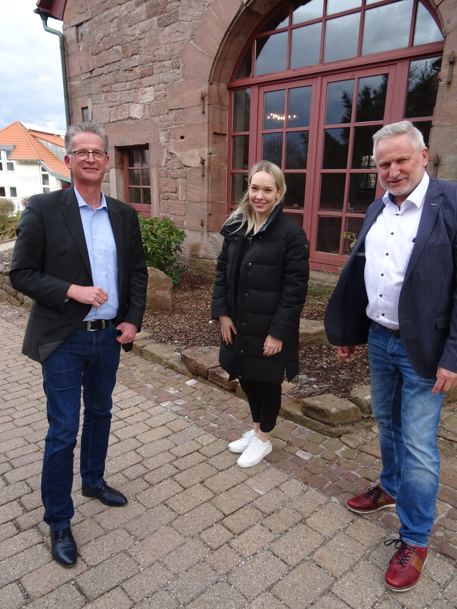 Blenke besucht Bürgermeister Schaack